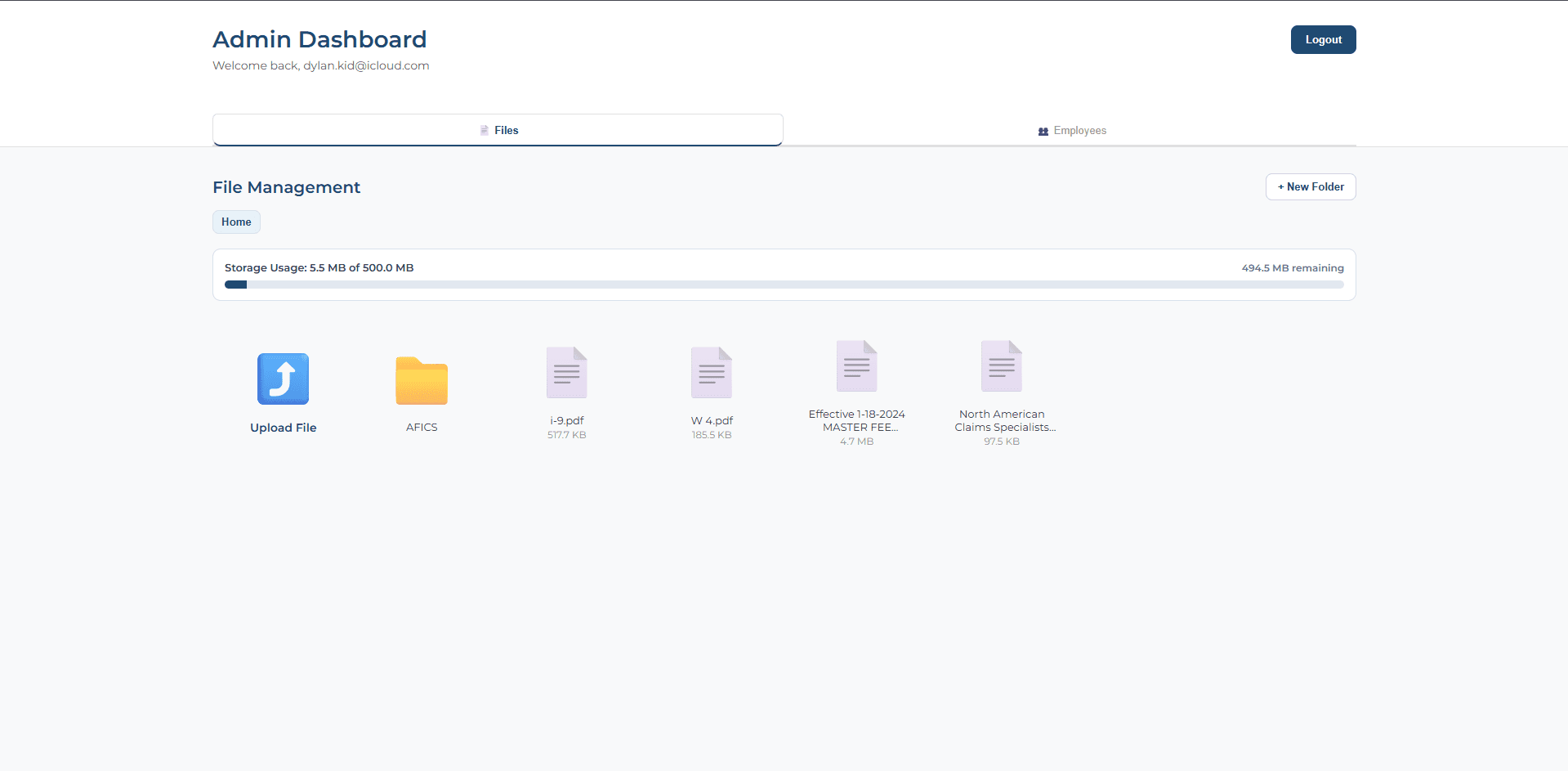 NACS Dashboard — Internal operations platform